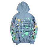 1 x Brand New NAGRI Kid Cudi Entergalactic Hooded Sweatshirts Blue,M - RRP €39.99