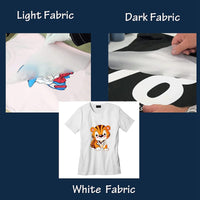 1 x RAW Customer Returns Xusywdm DTF Transfer Film 100 Sheets A4 PET Heat Transfer Paper for DIY Direct T-Shirts Socks, 21.6 x 29.9 cm - RRP €30.94