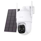 1 x RAW Customer Returns NETVUE outdoor surveillance camera BATTERY, outdoor surveillance camera 2K with PIR motion detection and color night vision, WLAN camera outdoor wireless FHD, outdoor surveillance camera solar with 2-way audio - RRP €115.99