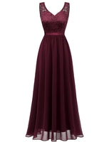 1 x RAW Customer Returns Gardenwed Evening Dresses Elegant for Wedding Ladies Dresses Cocktail Dress Lace Dress Festive Dresses for Women Ball Gown Burgundy M - RRP €62.99