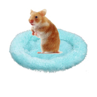 1 x Brand New Jodsen Small Animal Plush Bed Horses Warm Guinea Pig Bed Small Bed Mat Home Winter Pets Accessories Cage for Bunny Squirrel Hedgehog Bow Rat Pink  - RRP €18.0