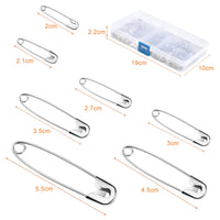 1 x RAW Customer Returns Kesote Safety Pins Back Jewelry Pin Metal Pins Safety Pins for DIY - RRP €20.4