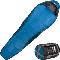 1 x RAW Customer Returns KeenFlex sleeping bag 3-4 seasons Blue 7.0 C  - RRP €50.41