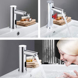 3 x RAW Customer Returns ENCOFT Faucet with Sensor Infrared Faucet Automatic Sensor Cold Water Taps Bathroom Faucet Wash Basin Faucet Kitchen Faucet - RRP €185.97