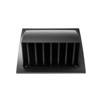 1 x RAW Customer Returns 15 cm 190x190mm exhaust hood ventilation with rain cover black anthracite indoor and outdoor ventilation cover HVAC exhaust duct cover inch exhaust cap 150 mm, anthracite  - RRP €24.95