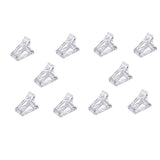 3 x Brand New ZHjuju Nail Tip Clips, Pack of 10 Polygel Nail Clips Quick Building Nail Extension Clips Transparent Nail Clips DIY Manicure Nail Art Tool Fingernail Extension Builder Clamps - RRP €61.2