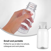 1 x RAW Customer Returns Angoily 10 pieces plastic bottles 250 ml with lid - mini bottle transparent - empty bottles reusable small bottle for fruit juice, smoothies, milk and drinks - RRP €25.14