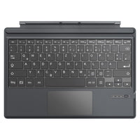 1 x RAW Customer Returns MoKo Touchpad Keyboard for Microsoft Surface Pro 7 Plus Pro 7 Pro 6 Pro 5 Pro 4 Pro 3, QWERTZ Layout Wireless Type Cover Keyboard with Integrated Rechargeable Battery Bluetooth Keyboard, Gray - RRP €60.28