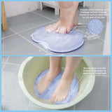 3 x Brand New Foot Scrubber Mat Shower Scrubber, Shower Foot Wash Massager with Non-Slip Suction Cups, Shower Massage Pad Foot Brush for Cleansing, Exfoliating, Blood Circulation - RRP €79.2