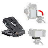 1 x RAW Customer Returns Fotopro L bracket camera vertical horizontal changing foldable quick release plate for DSLR tripod monopod stabilizer - RRP €29.22