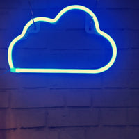 1 x RAW Customer Returns Cute Blue Cloud Neon Light for Kids Gift, LED Cloud Sign Decor Light, Marquee Sign Wall Decoration for Christmas, Birthday, Living Room, Wedding Party - RRP €13.98