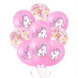 14 x Brand New Set of balloons for children s birthday for digital girls in aluminum 7 years  - RRP €285.6