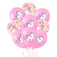 1 x Brand New Unicorn Kids Birthday Balloon Set for Girls Digital Aluminum Film Balloons 5 Years  - RRP €19.2