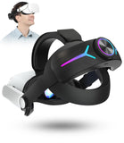 1 x RAW Customer Returns Nalezuns VR glasses VR headset pc, 8000mAh battery 3D VR glasses 110 FOV accessories PC, headset with LED backlight, adjustable VR strap cushion glasses for more comfort for films and games - RRP €20.16