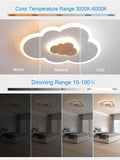 1 x RAW Customer Returns FANLG LED ceiling lamp clouds, 30CM wall lamp children s LED ceiling light dimmable with remote control 3000-6000K, cloud lamp children s lamp ceiling lamp for children s room bedroom living room - RRP €49.18