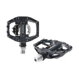 1 x RAW Customer Returns SHIMANO PD-EH500, SPD bicycle pedals, cleat set included, mountain bike, two-sided platform, metal - RRP €73.95