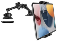 1 x RAW Customer Returns woleyi Truck Car Tablet Holder Dashboard Windshield, Heavy Duty iPad Car Holder Suction Cup with Metal Arm for 4-12.9 Mobile Phone Tablet, iPad Pro Air Mini, Galaxy, Lenovo, iPhone etc - RRP €45.99