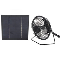 1 x RAW Customer Returns Solar Exhaust Fan, USB Mini Fan with Solar Module, 5W Mini Solar Panel with Portable Fan Photovoltaic Solar Panel Set for Small Chicken Coops, Greenhouses, Sheds, Pet House - RRP €20.56