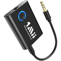 1 x RAW Customer Returns 1Mii Bluetooth 5.3 adapter for TV to headphones, 2-in-1 transmitter receiver, aptX-Adaptive HD wireless audio transmitter receiver jack 3.5 for stereo system airplane MP3 -Upgraded - RRP €29.98