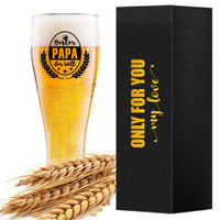 1 x RAW Customer Returns Dad wheat beer glass with saying best DAD in the world , wheat glass gift beer glass 0.5l, beer gifts for men him for Father s Day birthday Christmas men s day for father for dad  - RRP €17.99