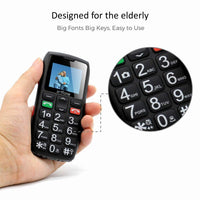 1 x RAW Customer Returns artfone C1 Mobile Phone for Elderly, Big Buttons, Big Volume, SOS Function, Black - RRP €29.23