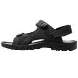 1 x RAW Customer Returns JOMIX Summer Athletic Sandals Men Velcro Anti-Slip Hiking Sandals Outdoor Beach Travel Trekking Walking M09 Black, 40 EU  - RRP €60.0