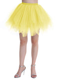 1 x RAW Customer Returns Dressystar Women s Short Tulle Skirt Petticoats Underskirt Rockabilly Tutu Tulle Dance Dress Ballet Skirt Yellow M - RRP €20.16