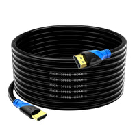 1 x RAW Customer Returns Rommisie 4K 60HZ HDMI cable 15m HDMI 2.0, 18Gbps Ultra High Speed gold-plated connectors, Ethernet Audio Return Video 4K, Full HD1080p, 3D compatible Xbox Laptop PS3 PS4 PS9 PC HDTV - RRP €26.21