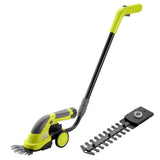 1 x RAW Customer Returns DEWINNER Cordless Shrub and Grass Shears Li-ion 7.2V 1.5Ah , with 2 attachments Telescopic handle Lawn Edger, Replaceable Blades, Shrub Shears Lawnmower - RRP €66.85