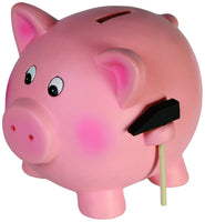 1 x RAW Customer Returns Out of the blue 78 4011 - Ceramic Piggy Bank, XXL, pink - RRP €17.23