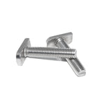 1 x RAW Customer Returns Hammer head screws M8X53 stainless steel 20 pieces made of A2 stainless steel, type 28 15, photovoltaic and solar installation - RRP €24.64