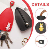 4 x Brand New Comioke Cute Key Bag 4PCS, PU Leather Key Bag Key Chain Case for Car Keys, Pull out Car Key Box - RRP €110.4