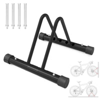 1 x RAW Customer Returns Wyxron Bicycle Stand Floor, DIY Bicycle Holder Professional Bicycle Mount Steel Bicycle Stand With Distance Adjustment Multi-Link Splice, for Mountain Bike Road Bike MTB 1P  - RRP €31.58