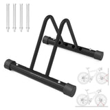 1 x RAW Customer Returns Wyxron Bicycle Stand Floor, DIY Bicycle Holder Professional Bicycle Mount Steel Bicycle Stand With Distance Adjustment Multi-Link Splice, for Mountain Bike Road Bike MTB 1P  - RRP €29.99