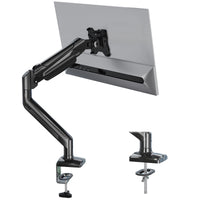 1 x RAW Customer Returns BONTEC Single Monitor Stand for 13 to 34 Inch Screens with Tilt, Swivel and Rotation, Ergonomic Monitor Stand with Gas Spring and Cable Management, VESA 75 100 mm - RRP €35.5