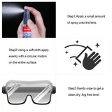 3 x Brand New Anti-Fog Glasses Spray, Anti-Fog Spray for Glasses, Anti-fog Spray, Anti-Fog Protection, Anti-Fog Spray for Swimming Goggles, for Glasses, Ski Goggles, Mirrors 30ml  - RRP €93.6