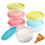 1 x RAW Customer Returns Spoilu 6pcs Pizza Box with Lid Pizza Box with Lid Fermentation Box Colorful  - RRP €22.8