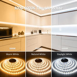 1 x RAW Customer Returns NOVOSTELLA LED Strip 24M Dimmable, LED Strip Warm White 3000K to Cold White 6500K, 24V LED Strip 2688 LEDs Self-Adhesive Light Strip with Remote Control, DIY Flexible Light Strip for Home Kitchen Decoration - RRP €59.99