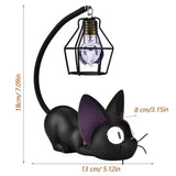 1 x RAW Customer Returns Nikou Cat Night Light - Cute Table Lamp, Resin Craft Desktop Lamp Creative Animal Night Light Room Table Decoration Gift Color Black Eyes  - RRP €16.82