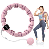 1 x RAW Customer Returns Smart Hoop, fitness tires for adults, hoop tires with 16 removable knots for fat-burning home training for women and men - RRP €49.99