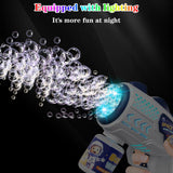 6 x Brand New Soap bubble gun, soap bubble machine gun children 5000 bubbles minute, bubble gun with soap bubble liquid bottles, air bubble gun bubble toy gift, for birthday party wedding - RRP €75.0