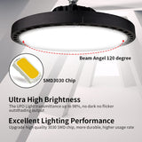 1 x RAW Customer Returns BELOEE 200W LED UFO industrial lamp, 20000LM LED high bay light, IP65 for hall lighting 6500K, LED high bay light for ceiling light, hall lighting, workshop hall ceiling spotlight - RRP €80.99