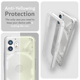 1 x RAW Customer Returns TUDIA Ultra Clear Fit Compatible for Nothing Phone 2 Case, LUCION Shockproof TPU Bumper Anti-Yellow Transparent Hard-Back Ultra Slim Grip Phone Case - Clear - RRP €18.78