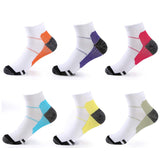 1 x RAW Customer Returns 6 Pairs of Compression Socks for Men and Women Color 1, S M  - RRP €24.0