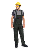 1 x RAW Customer Returns Stenso Prisma Men s Work Dungarees with Multifunction and Knee Pockets - Men s Long Ripstop Dungarees Olive Green EU58 - RRP €44.18