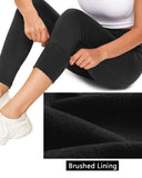 1 x RAW Customer Returns BATHRINS Thermal Leggings Women s Lined High Waist Warm Thermal Leggings with Mobile Phone Compartment Sports Leggings Long Fleece Thick Leggings Winter Yoga Trousers Running Trousers Black Thermal, XL  - RRP €23.18