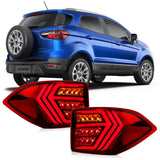 1 x RAW Customer Returns Dreamseek Taillight Assembly for Ford EcoSport 2013-2022 Taillights Rear Brake Light Rear Brake Lamp with Indicator Red Lens  - RRP €206.71