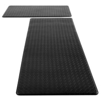 2 x Brand New Lifewit Kitchen Rugs Soft and Padded Anti-Fatigue Mats for Kitchen Floor Sink Area, Waterproof, Anti-Slip and Resistant, Set of Mats for Home and Office, Set of 2, Black - RRP €45.6