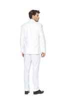 1 x RAW Customer Returns OppoSuits Men s Opposuits Solid Color Party Suits For Men White Knight Full Suit Includes Pants, Jacket And Tie Men s Suit, White Knight, 54 EU - RRP €75.58