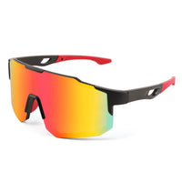 1 x RAW Customer Returns FEISEDY Sports Sunglasses Men Women Cycling Glasses Mirrored Sports Glasses for MTB Road Bike Cycling Biking Running Enduro with UV400 Protection B2388 - RRP €23.28